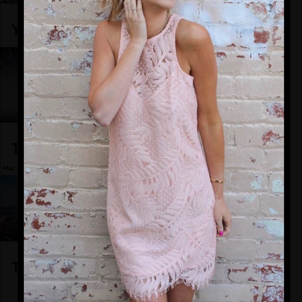 Lovers + Friends Sky Shift Dress in Papaya